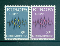 Luxembourg 1972 - Y & T N. 796/97 - Europa (Michel N. 846/47) - Nuevos