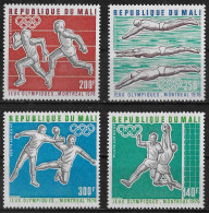 MALI - JEUX OLYMPIQUES DE MONTREAL EN 1976 - PA 276 A 279 - NEUF** MNH - Summer 1976: Montreal