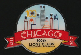 77635-Pin's Lion's Club.Chicago 2017. - Vereinswesen