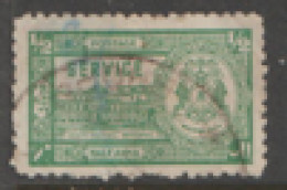 India  Bhopal  Service   1944  SG  0347 .1/2a.  Fine Used - Bhopal