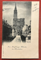 Cartolina - Gruss Aus Schäßburg - Das Straßburger Münster Im Mondschein - 1900 - Ohne Zuordnung