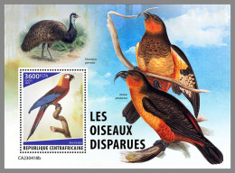 CENTRAL AFRICAN 2023 MNH Extinct Birds Ausgestorbene Vögel S/S – IMPERFORATED – DHQ2415 - Prehistorics