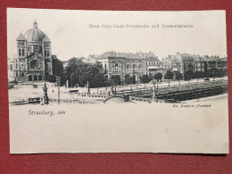 Cartolina - Strasbourg - Neue Jung-Sankt-Peter Kirche Und Sturmeckataden - 1900 - Unclassified