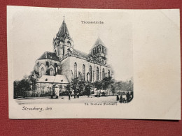 Cartolina - Strasbourg - Thomaskirche - 1900 - Non Classés