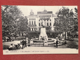 Cartolina - London - The Alhambra And Leicester Square - 1900 Ca. - Non Classés