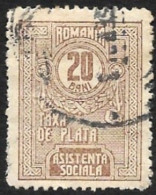 ROUMANIE  1922 -  Taxe 75 - Asistenta Sociala - Oblitéré - Port Dû (Taxe)