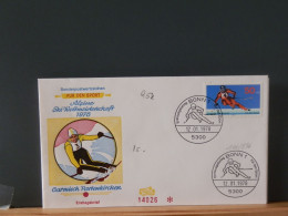 106/896   LETTRE ALLEMAGNE - Skiing