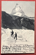 Cartolina - Svizzera - Le Cervin Et Le Glacier De Gorner - 1902 - Non Classés