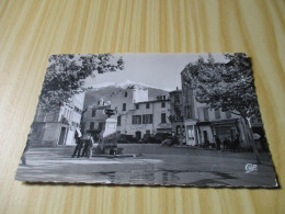 CPSM Prades (66).Place De La République Et Vue Vers Le Canigou - Carte Animée. - Prades