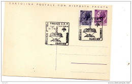 1976 CARTOLINA CON ANNULLO SPECIALE FIRENZE - CONVEGNO FILATELICO - Entero Postal