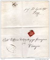 1875 LETTERA CON ANNULLO BELLUNO - Marcophilia