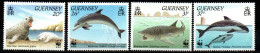 Guernsey 1990 - Mi.Nr. 497 - 500 - Postfrisch MNH - Tiere Animals Wale Whales - Other & Unclassified