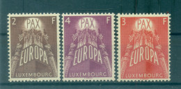 Luxembourg 1957 - Y & T N. 531/33 - Europa (Michel N. 572/74) - Unused Stamps