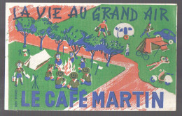 GF227 - BUVARD CAFES MARTIN - CAMP SCOUT - Scoutisme