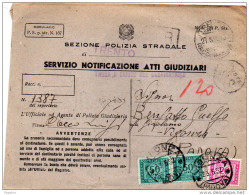 1952 LETTERA  CON ANNULLO TRENTO - Portomarken