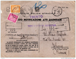 1952 LETTERA  CON ANNULLO TRENTO - Segnatasse