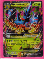 Carte Pokemon Francaise 2014 Xy Poings Furieux 5/111 Maga Scarhino Ex 220pv Holo Usagé - XY