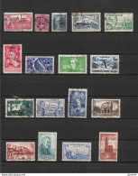 FRANCE 1933-1939 17 Timbres  Entre Yvert  290 Et 443 Oblitéré Cote 43 Euros - Used Stamps