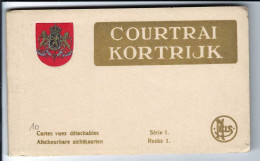 KORTRIJK  COUTRAI 10 Afscheurbare Zichtkaarten  Série 1  NELS - Kortrijk