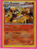 Carte Pokemon Francaise 2014 Xy Poings Furieux 14/111 Brasegali 140pv Holo Occasion - XY
