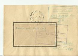 DDR 1971 CV ASCHERSLEBEN - Storia Postale