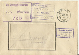 DDR 1966 CV  WURZEN - Briefe U. Dokumente