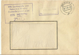 DDR 1965  CV MEISESN - Briefe U. Dokumente