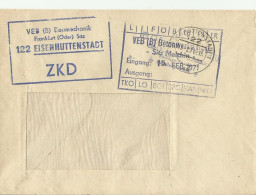 DDR 1971 CV EISENHUTTENSTADT - Brieven En Documenten