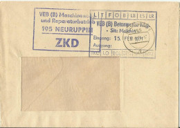 DDR 1971CV NEURUPPIN - Briefe U. Dokumente