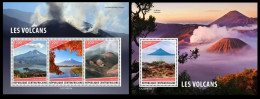 Central Africa 2023 Volcanoes. (403) OFFICIAL ISSUE - Volcanes