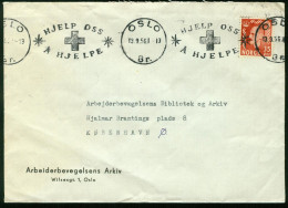 Br Norway, Oslo 1961 Cover > Denmark (Arbeiderbevegelsens Arkiv) #bel-1019 - Briefe U. Dokumente