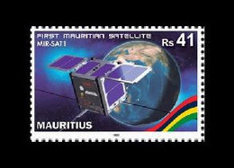 Mauritius (Ile Maurice) 2021 1v MNH Stamp Set - First Mauritian Satellite MIR-SAT1 - Mauritius (1968-...)