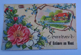 Cpa 1958 , Souvenir D Estinnes Au Mont , Fantaisie - Estinnes