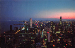 Chicago / Illinois - Blick Vom Hancock Center Bei Nacht - Chicago