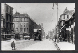 Edinburgh Corporation Tram 163 In Clerk Street C1910/20s See Scans Postcard SIze Photo Post Free(UK) - Altri & Non Classificati