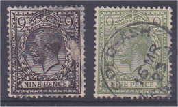 Grande Bretagne N° 150 Et 150a Scan Recto/verso, Les Timbres Vendus Sont Les Timbres Scannés - Used Stamps