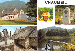 19 CHAUMEIL Les Monedieres Divers Aspects Du Village   8 (scan Recto Verso)KEVREN0740 - Argentat