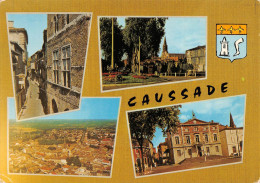 82 CAUSSADE Panorama  64 (scan Recto Verso)KEVREN0736 - Caussade