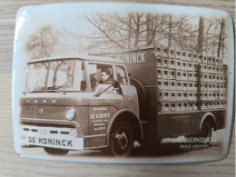 Publicité - De Koninck - Hoge Gisting - Bière - Plaque Métalique 10/15cm - De Export - Placas En Aluminio (desde 1961)