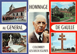 52 COLOMBEY LES DEUX EGLISES   Hommage Au Général Portrait     14 (scan Recto Verso)KEVREN0754 - Colombey Les Deux Eglises