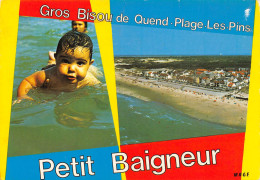 80 QUEND PLAGE LES PINS Vue Aérienne   105  (scan Recto Verso)KEVREN0753 - Quend