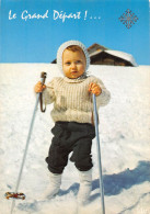 Mode Enfant Année 1970 Au Ski  Jeune Fille Fillette   112  (scan Recto Verso)KEVREN0753 - Mode