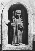 23  MOUTIER D'AHUN L'église Statue De St Benoit En Granit   41 (scan Recto Verso)KEVREN0752 - Moutier D'Ahun