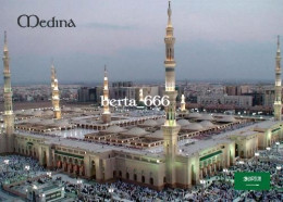 Saudi Arabia Medina Al-Masjid An-Nabawi Mosque New Postcard - Saoedi-Arabië
