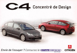 Citroen C4  Concentré De Design Pub Publicié  10 (scan Recto Verso)KEVREN0765 - PKW