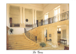 32  MANSENCOME Chateau De Busca Maniban L'escalier  Ed St Pierre à LECTOURE   69 (scan Recto Verso)KEVREN0764 - Lectoure