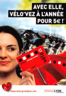 LYON Vélo'v Tour 2008 Grand Lyon Carte D'abonnement  51 / KEVREN0771 - Lyon 3