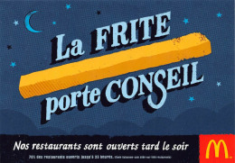 McDONALD'S 1 Rue Gustave Eiffel Guyancourt La Frite Porte Conseil  62 (scan Recto Verso)KEVREN0768 - Guyancourt