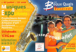 30 BEAUCAIRE Apéritif Chaque Vendrediaout 2000 Sur Les Beaux Quais  9 (scan Recto Verso)KEVREN0767 - Beaucaire