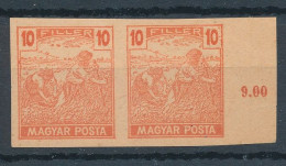 1919. Hungarian Post Office - Test Print - Plaatfouten En Curiosa